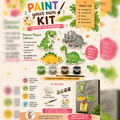 Paint Your Own Dinosaur Magnet Kit 🦖🎨