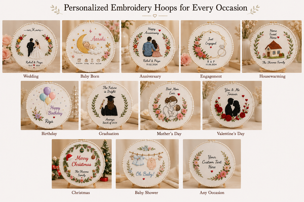 Personalized Embroidery Hoop ❤️