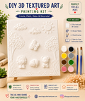 🦁 Wild Animals DIY 3D Textured Art Painting Kit
