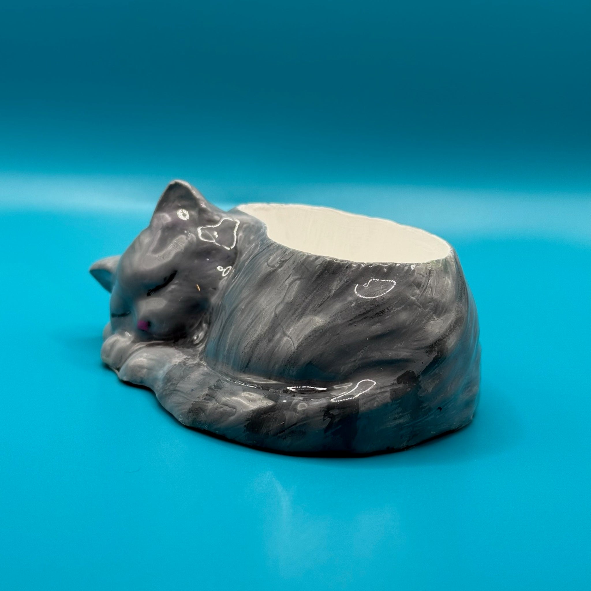 🐱 Sleeping Cat Planter - Customized